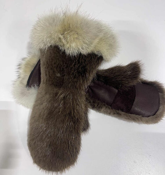 Beaver Skin Mittens